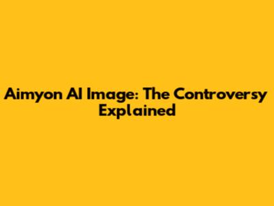 Aimyon AI Image: The Controversy Explained