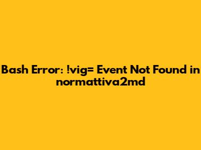 Bash Error: `!vig=` Event Not Found in normattiva2md