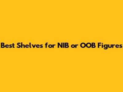 Best Shelves for NIB or OOB Figures